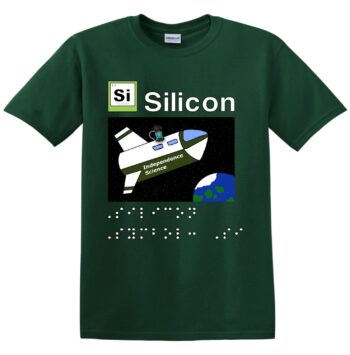 image of the front of the “Meet the Elements: Silicon" T-shirt
